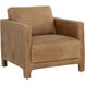 Rodney Camel Leather Lounge Chair